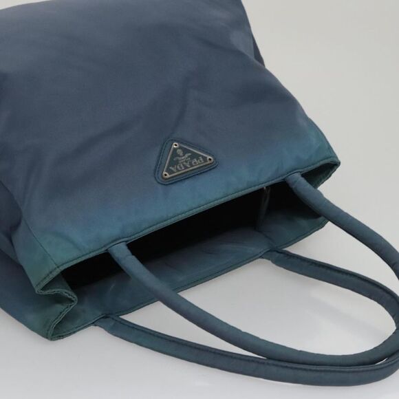Prada Tessuto Navy Synthetic Handbag (Pre-Owned) - Picture 5 of 16